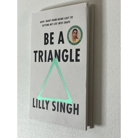 Be a Triangle NEW Lilly Singh Hardcover Self Help Motivation Growth - Picture 4 of 6